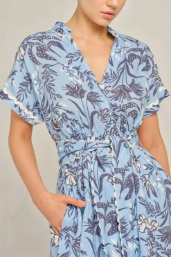 Alessandra Candice Wave Dress Paradise - Cornflower