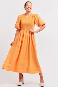 Alessandra Claudia Dress - Marigold
