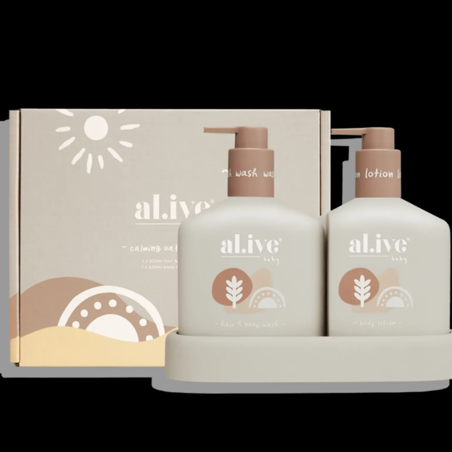 al.ive Baby Hair & Body Duo - Calming Oatmeal