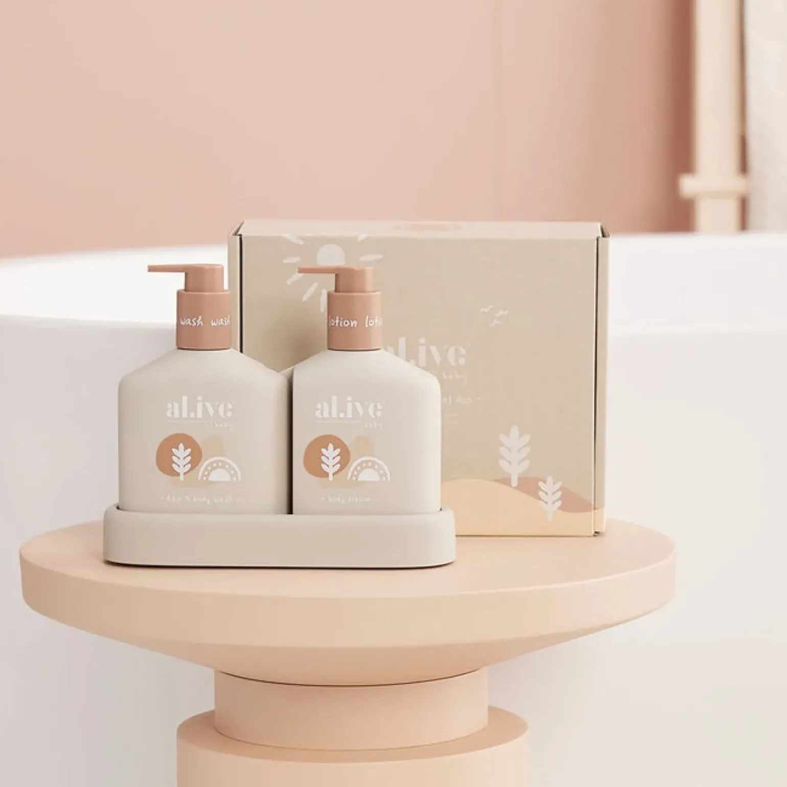 al.ive Baby Hair & Body Duo - Calming Oatmeal
