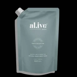 al.ive Kaffir Lime & Green Tea Wash - Refill