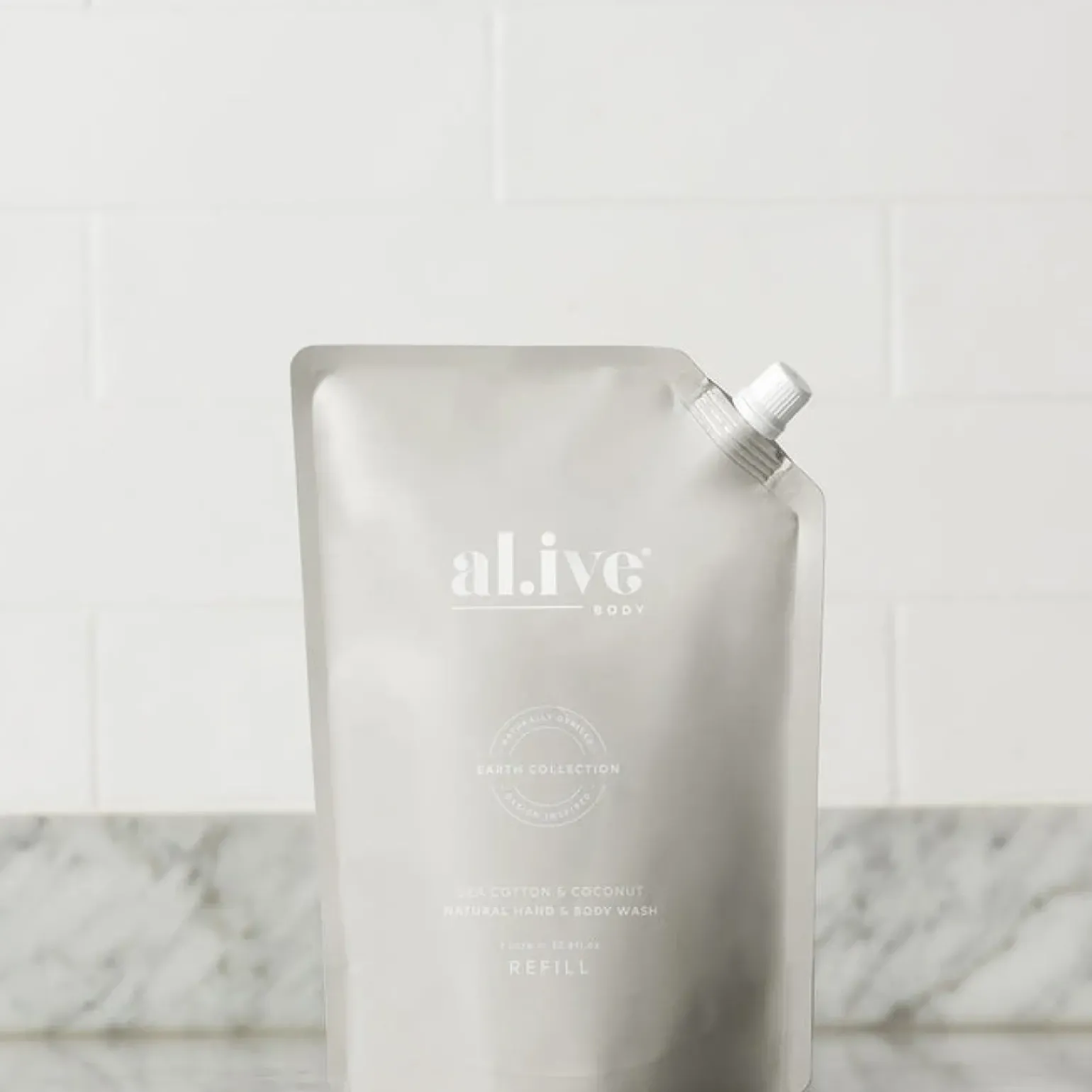 al.ive Sea Cotton & Coconut Wash - Refill