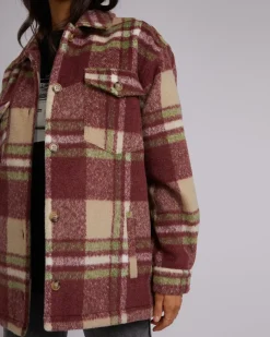 All About Eve Hilary Check Shacket