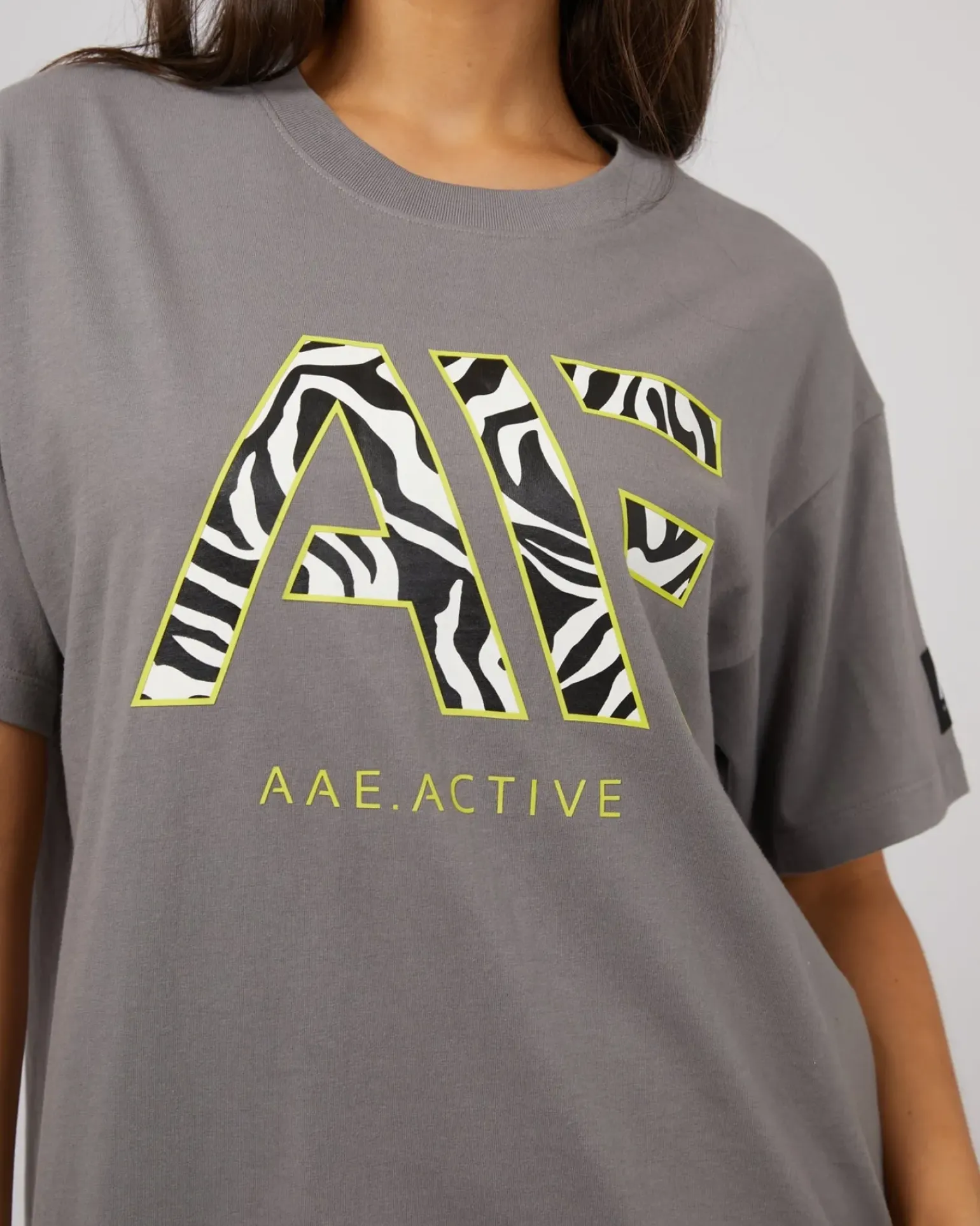 All About Eve Parker Active Tee - Charcoal