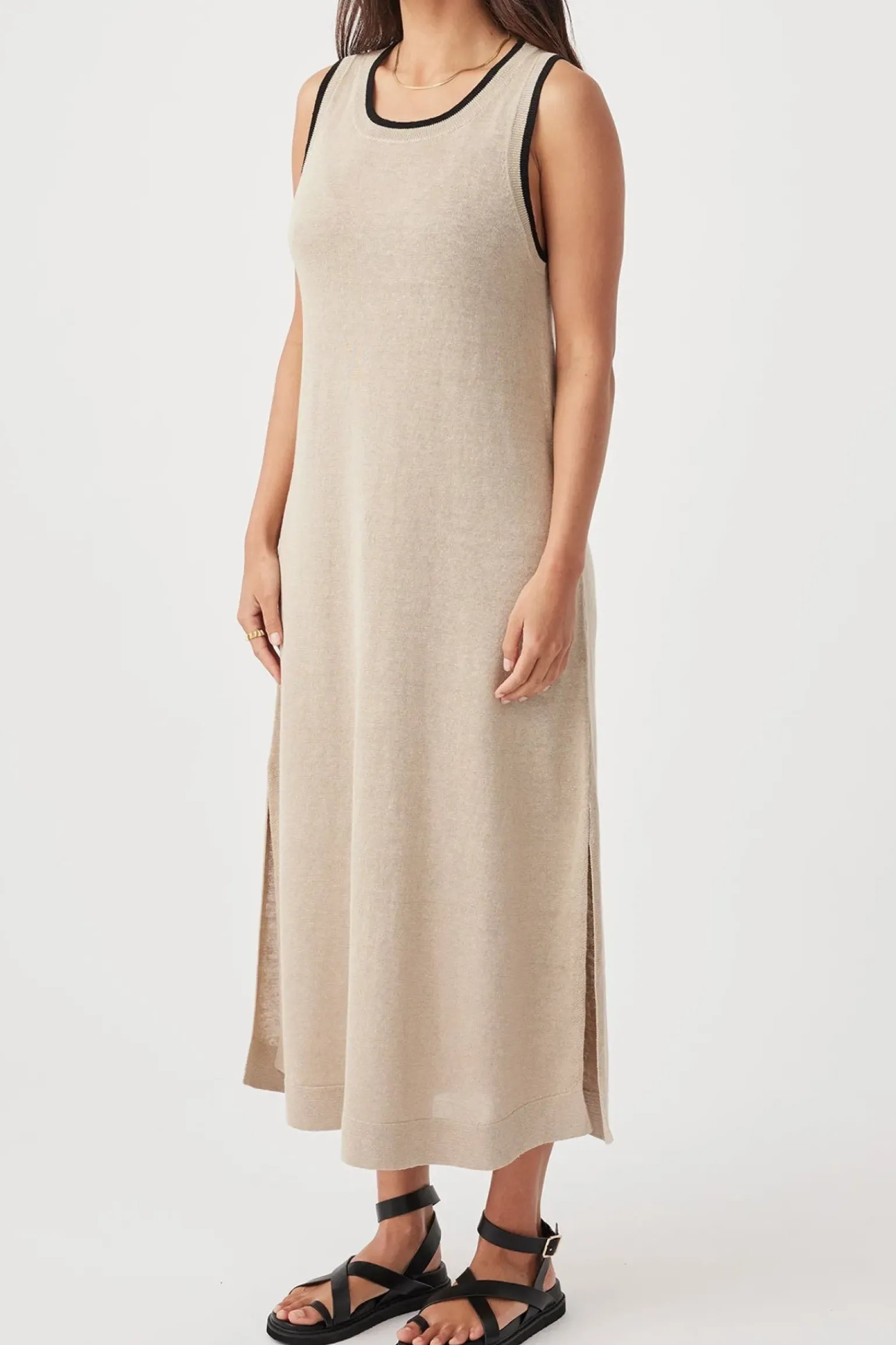ARCAA Brie Long Dress - Taupe