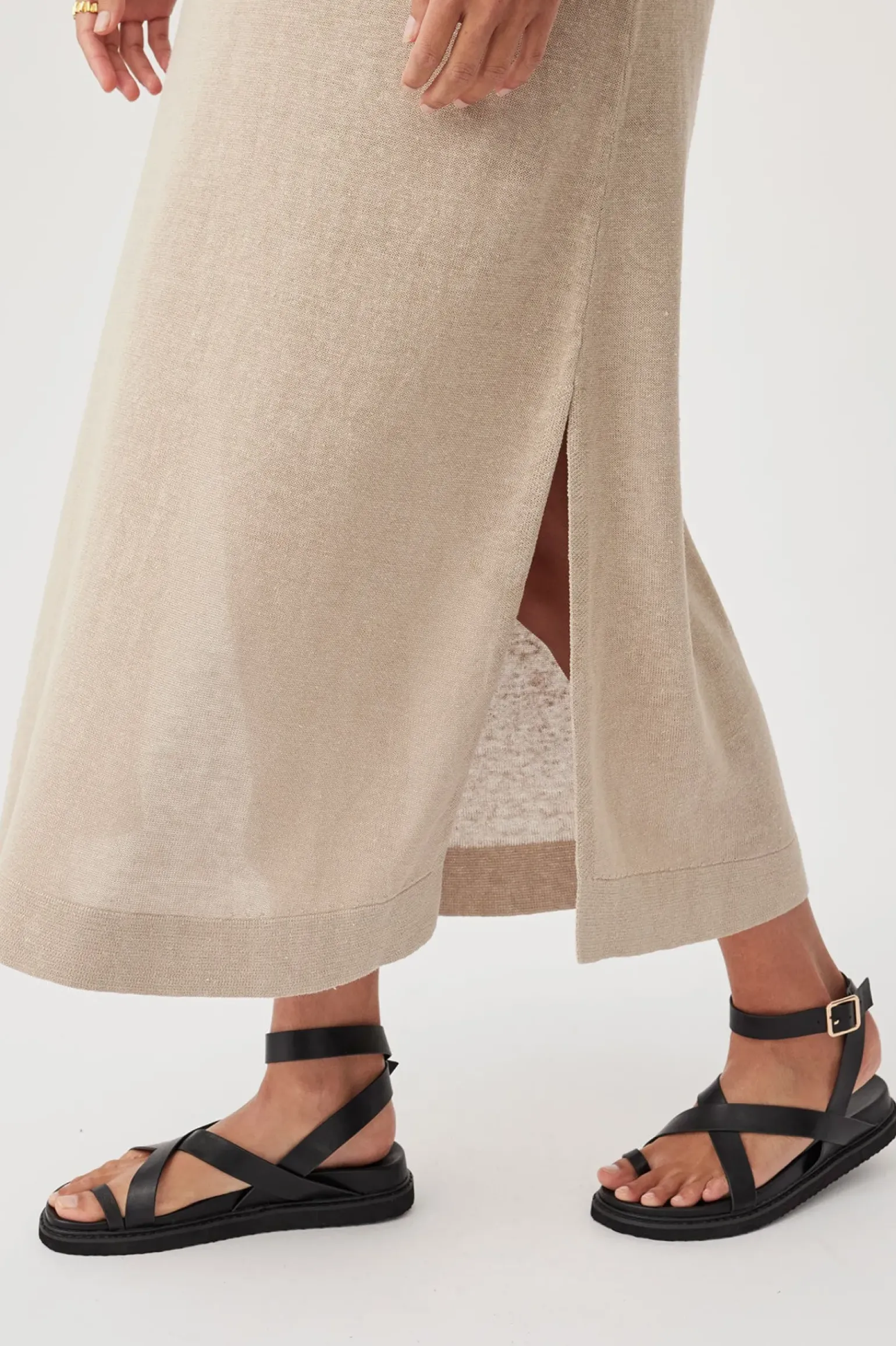 ARCAA Brie Long Dress - Taupe