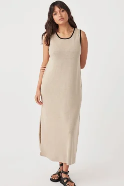 ARCAA Brie Long Dress - Taupe