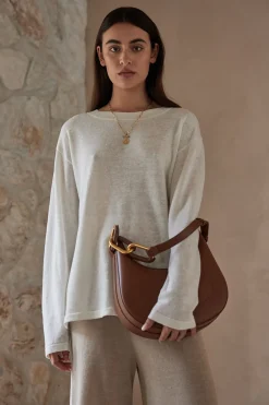 ARCAA Hugo Long Sleeve T-Shirt - Cream