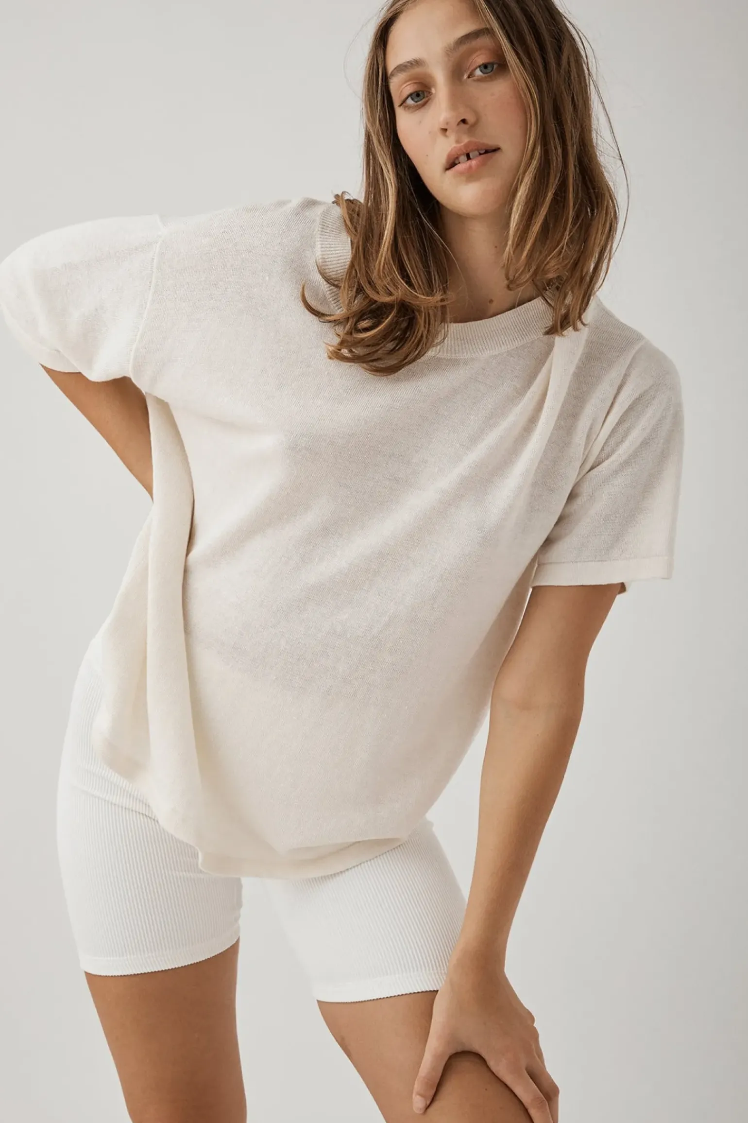 ARCAA Hugo T Shirt - Cream