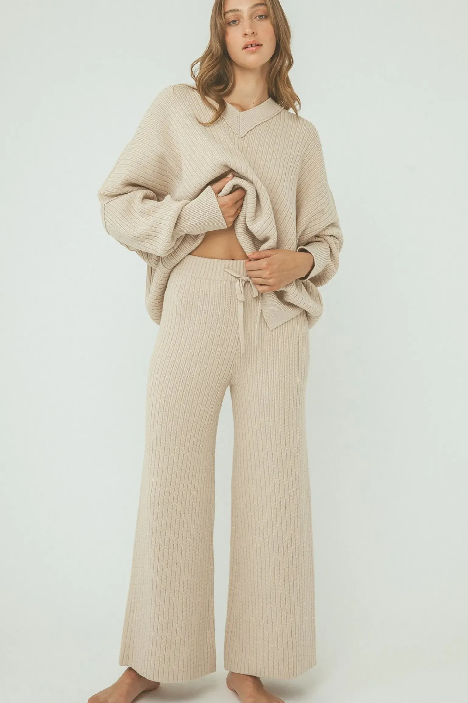 ARCAA Vera Knit Pants - Sand