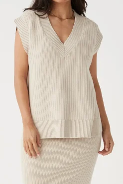 ARCAA Vera Knit Vest - Sand
