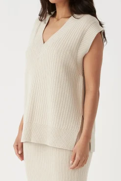 ARCAA Vera Knit Vest - Sand