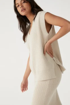ARCAA Vera Knit Vest - Sand