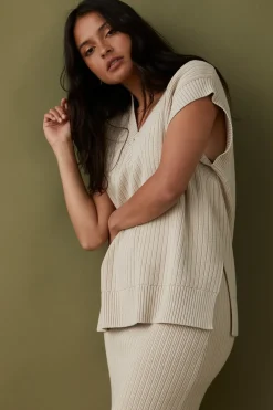 ARCAA Vera Knit Vest - Sand
