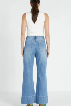 Bohemian Traders Flared Jean - Light Blue