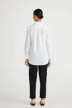 Brave & True Lieutenant Shirt - White