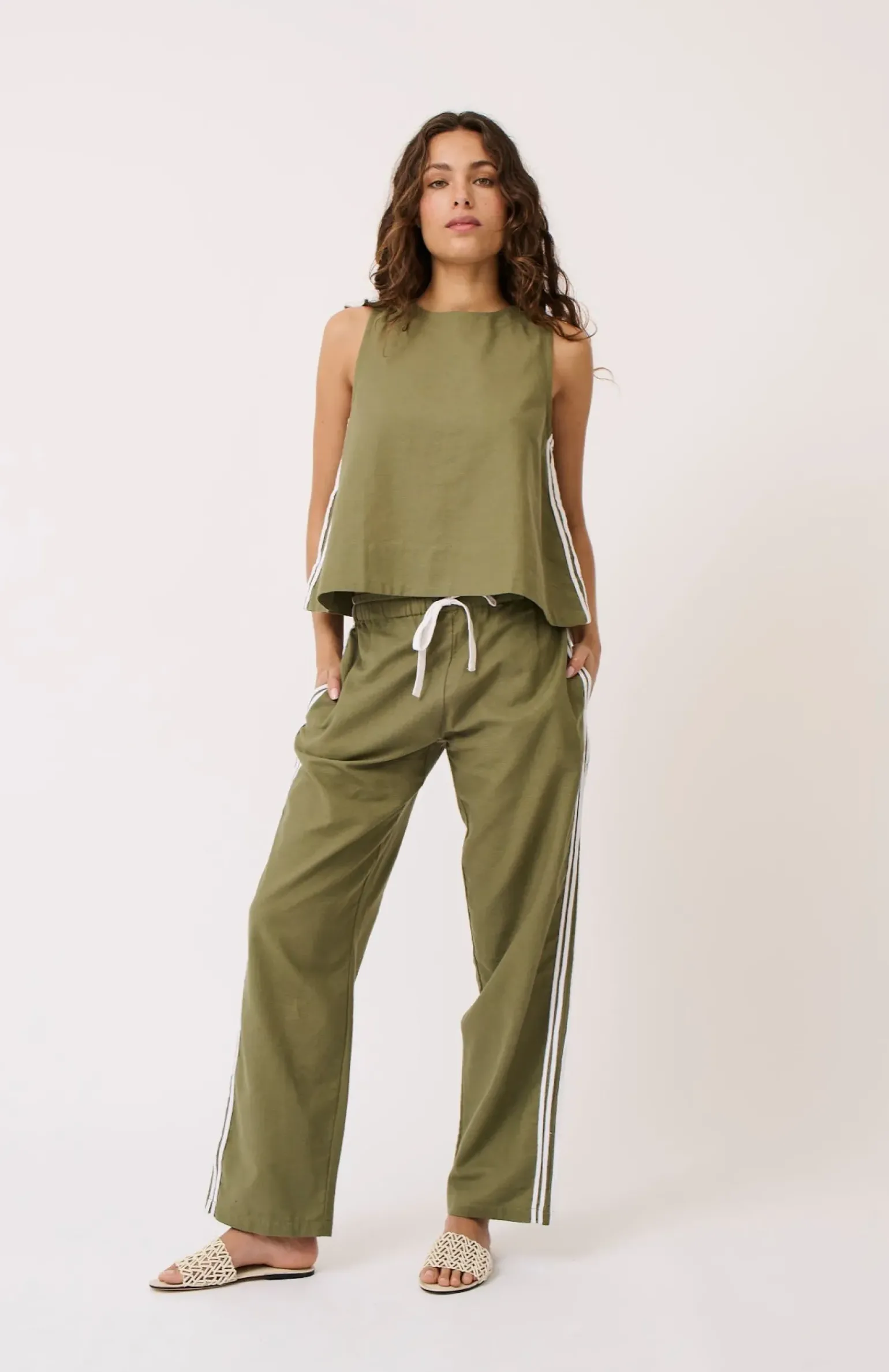 Cartel & Willow Nora Tank - Palm