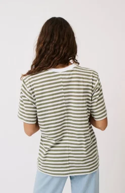 Cartel & Willow Sophie Tee - Palm Stripe