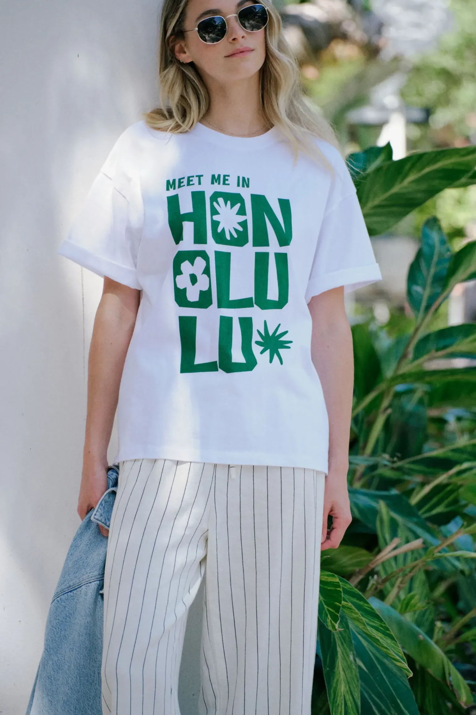 Ceres Boyfriend Tee - Honolulu Winter Green