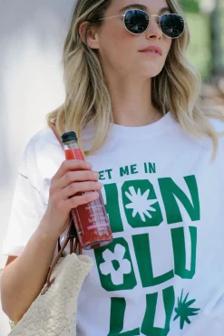 Ceres Boyfriend Tee - Honolulu Winter Green