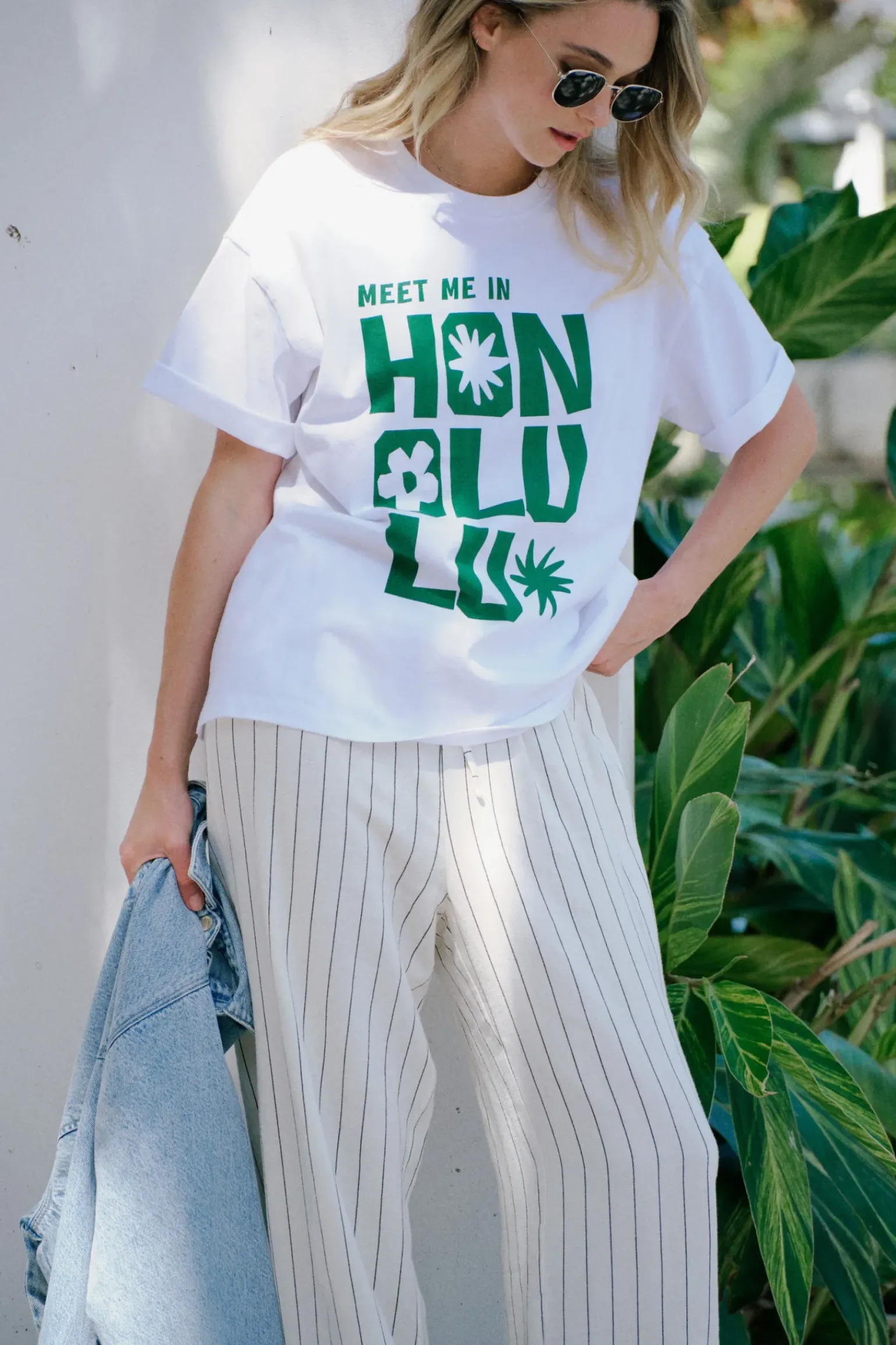 Ceres Boyfriend Tee - Honolulu Winter Green