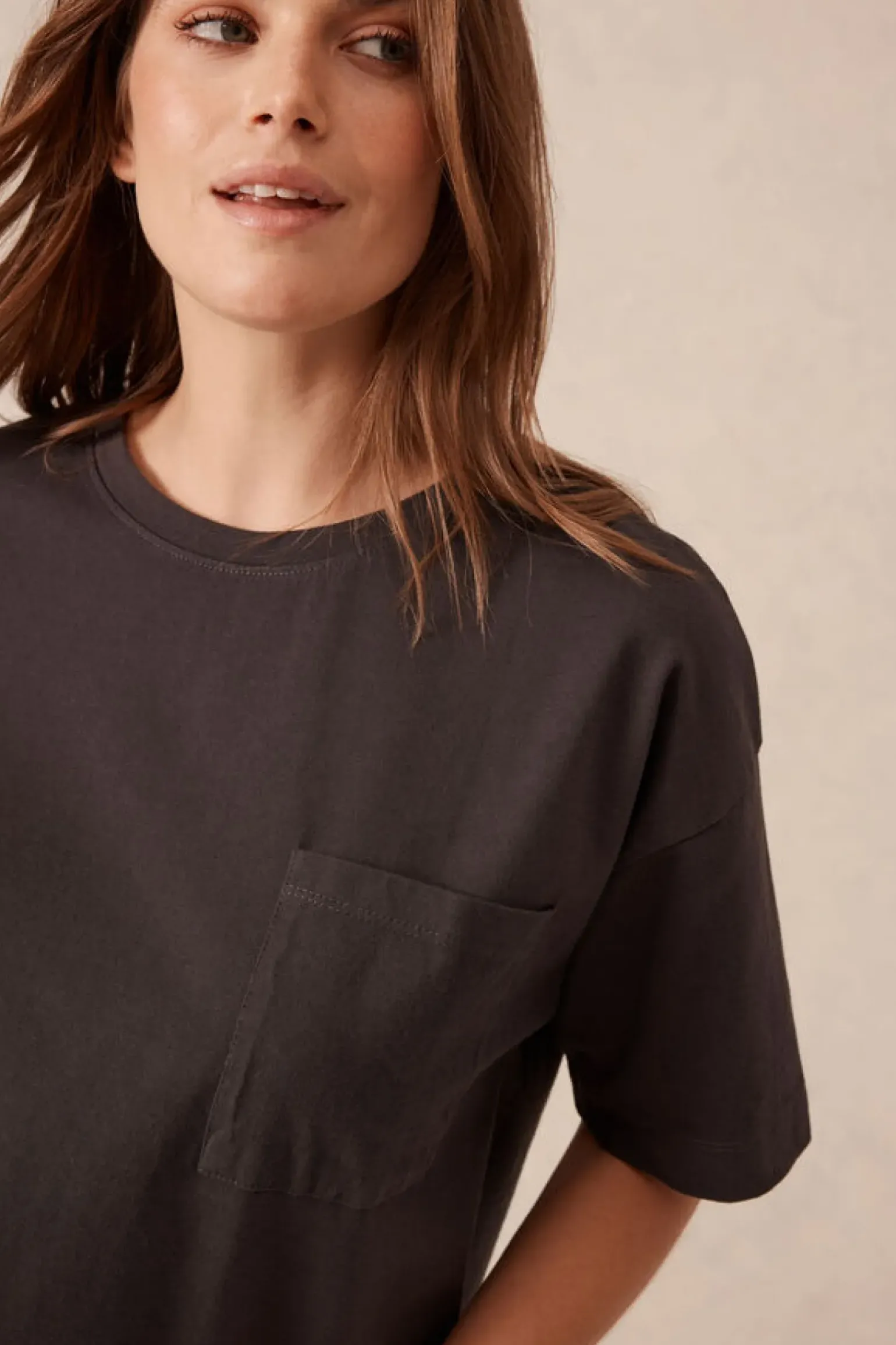 Ceres Life Boxy Pocket Tee- Phantom