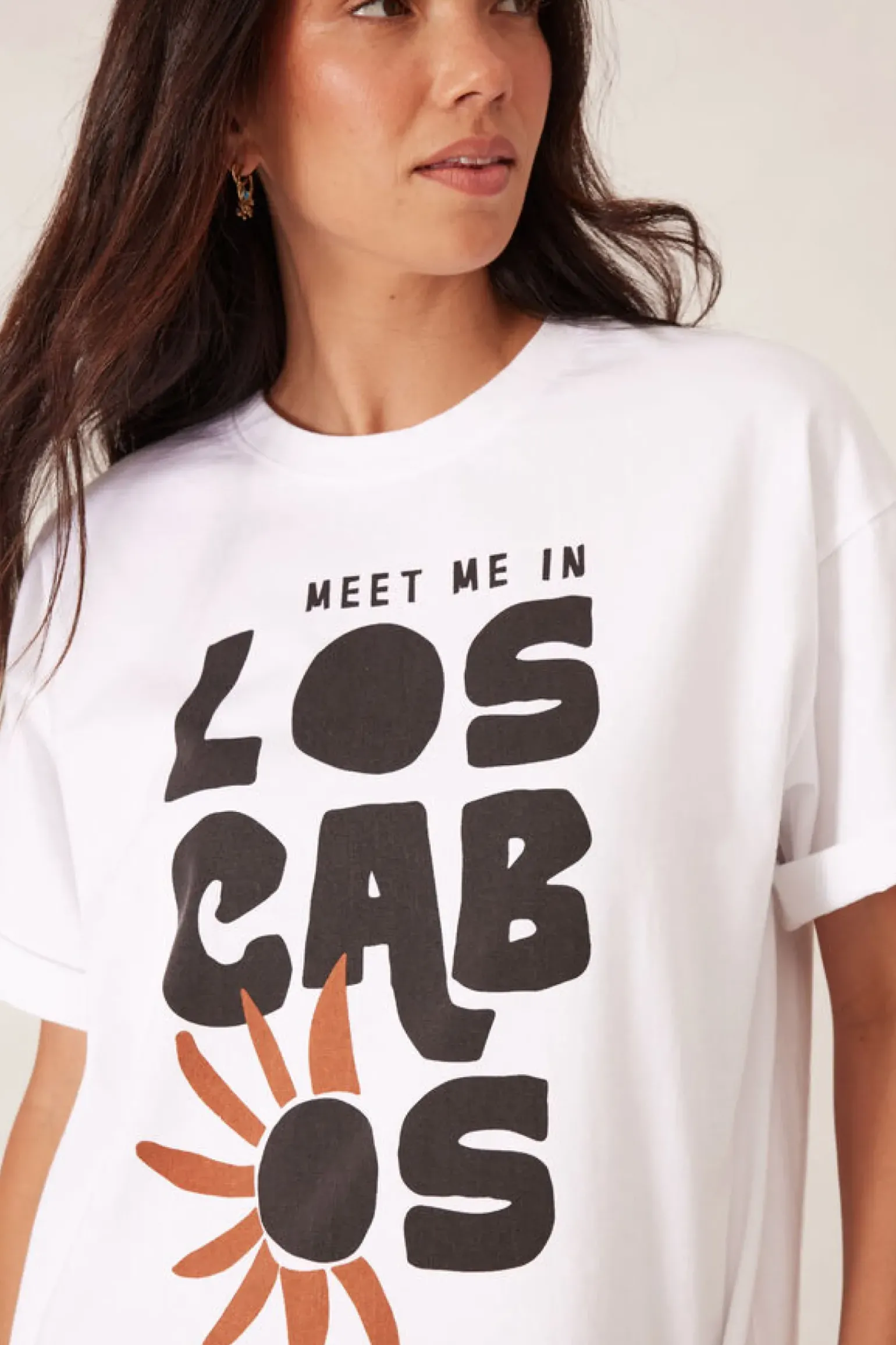 Ceres Life Boyfriend Tee - Los Cabos White