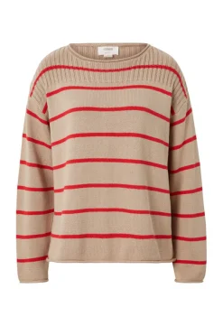 Ceres Life Ladder Stitch Knit - String Heritage Red Stripe