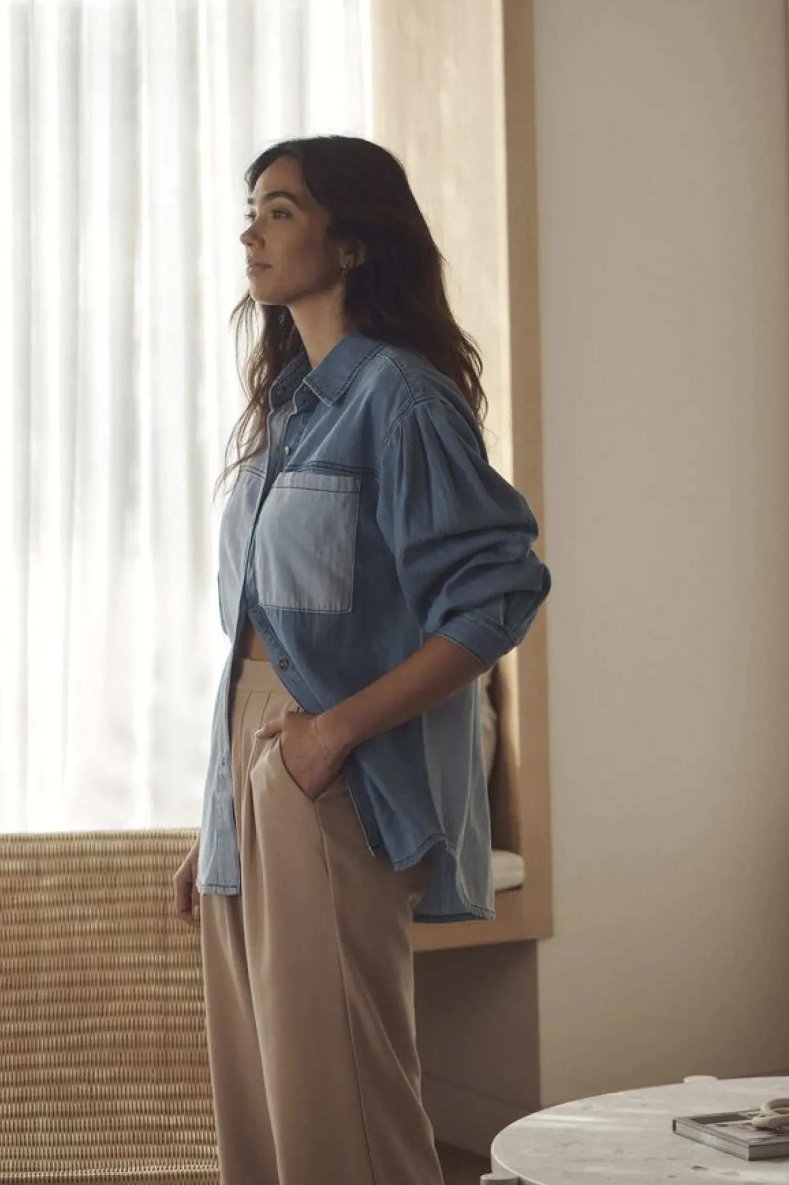 Ceres Life Long Sleeve Denim Shirt - Indigo
