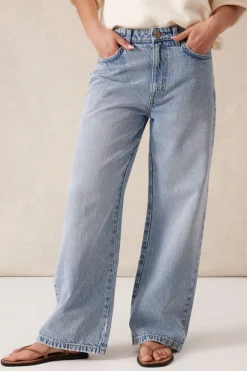 Ceres Life Loose Straight Jean - Vintage Blue