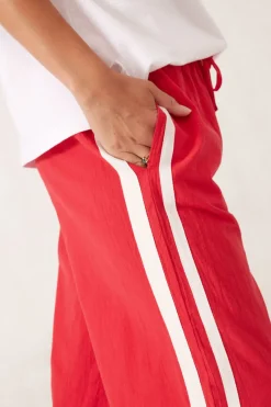 Ceres Life Relaxed Drawstring Pant - Heritage Red