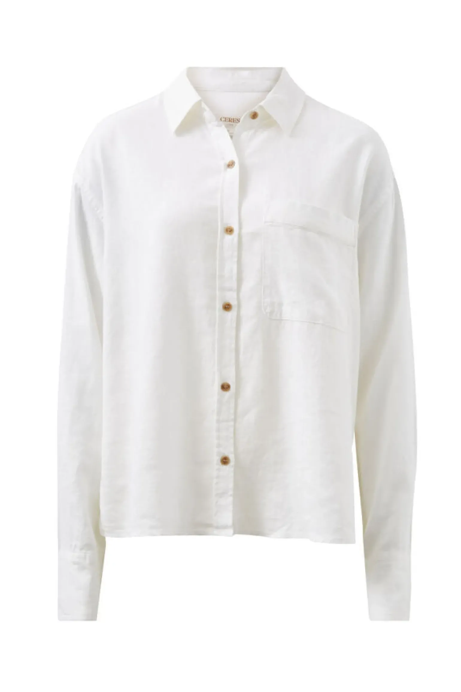 Ceres Life Relaxed Pocket Shirt- White