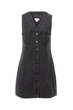Ceres Life Seamed Mini Shift Dress - Vintage Black