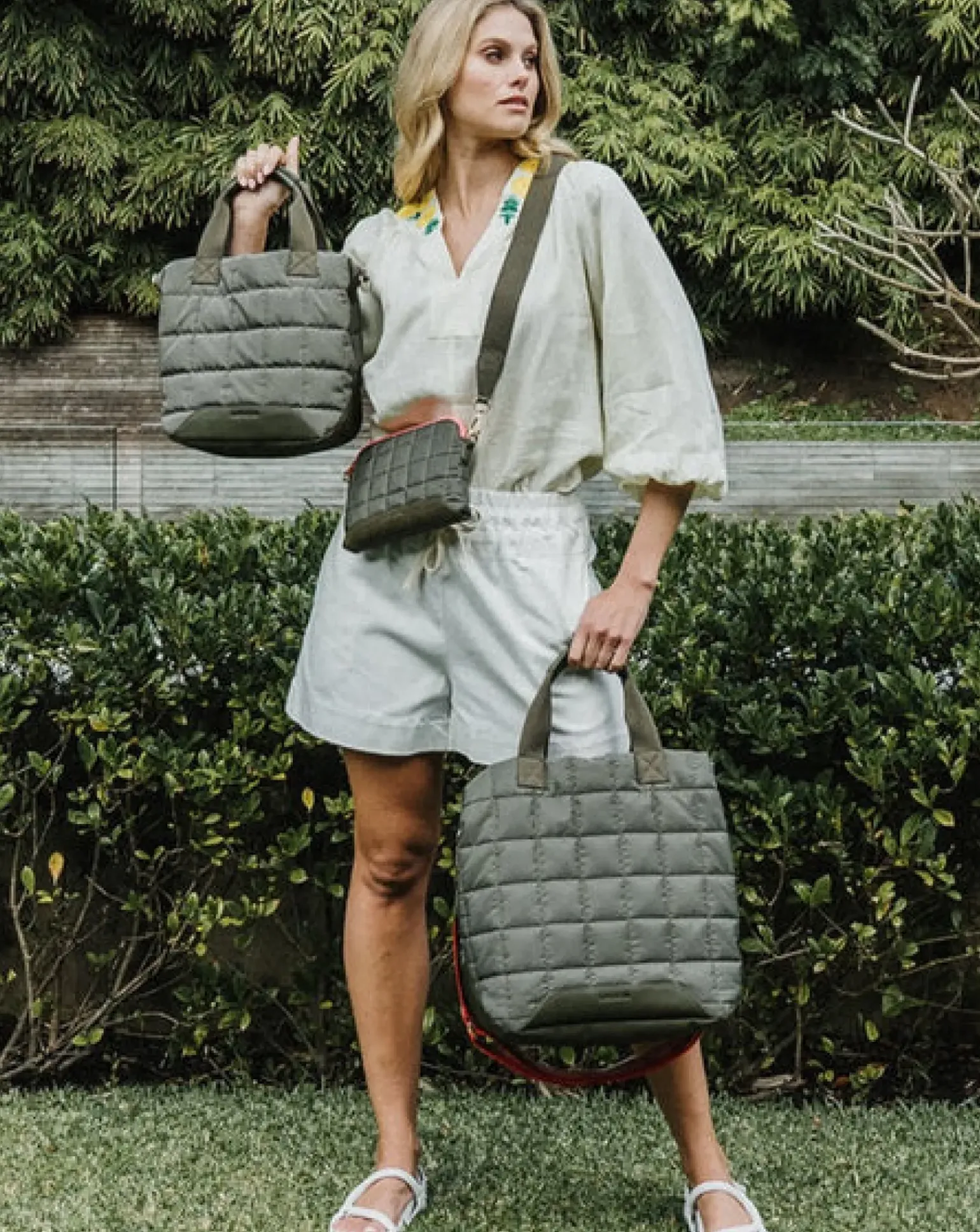 Elms & King Santa Monica Tote - Khaki