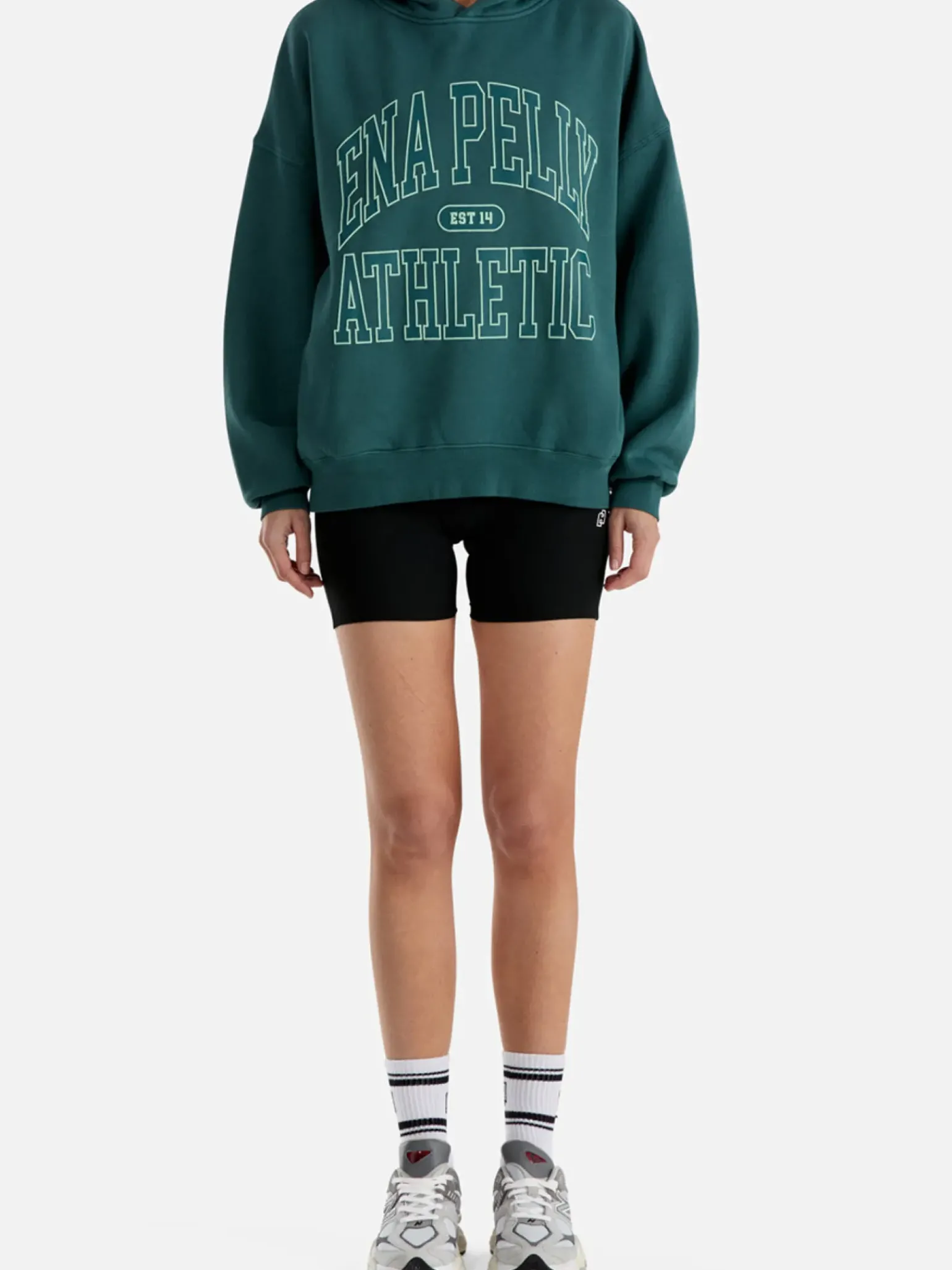 Ena Pelly Athletic Hoodie - Jade