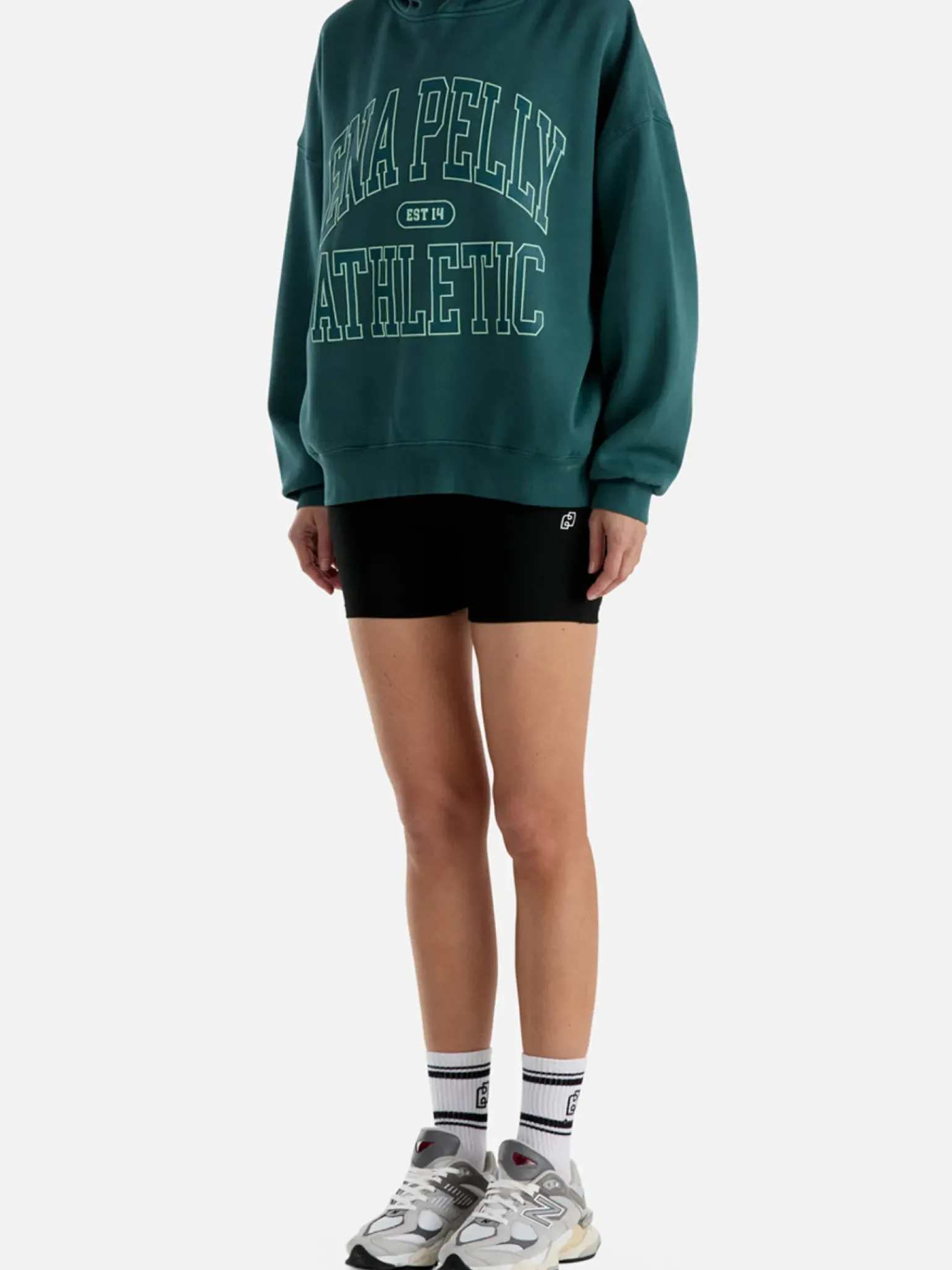 Ena Pelly Athletic Hoodie - Jade