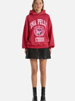 Ena Pelly Brooke Oversized Hoodie DIY Studios - Poppy Red