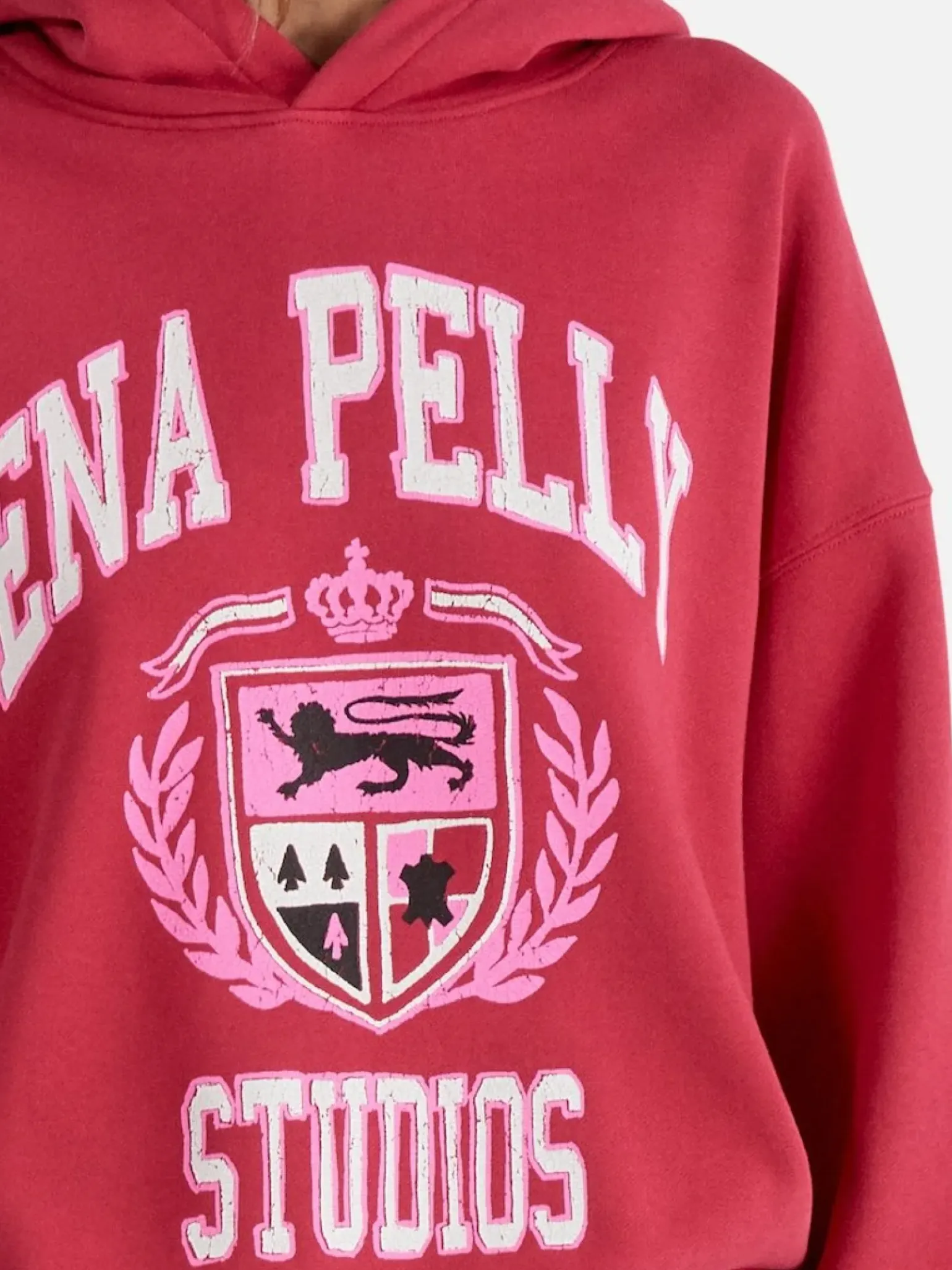 Ena Pelly Brooke Oversized Hoodie DIY Studios - Poppy Red