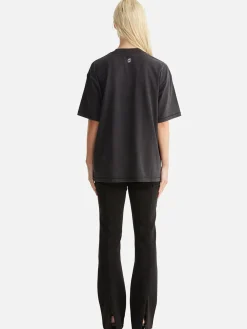Ena Pelly Chloe Oversized Tee - Vintage Black