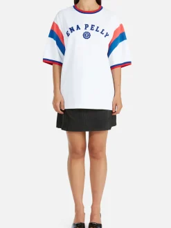 Ena Pelly Fathom Oversized Tee - Bright White