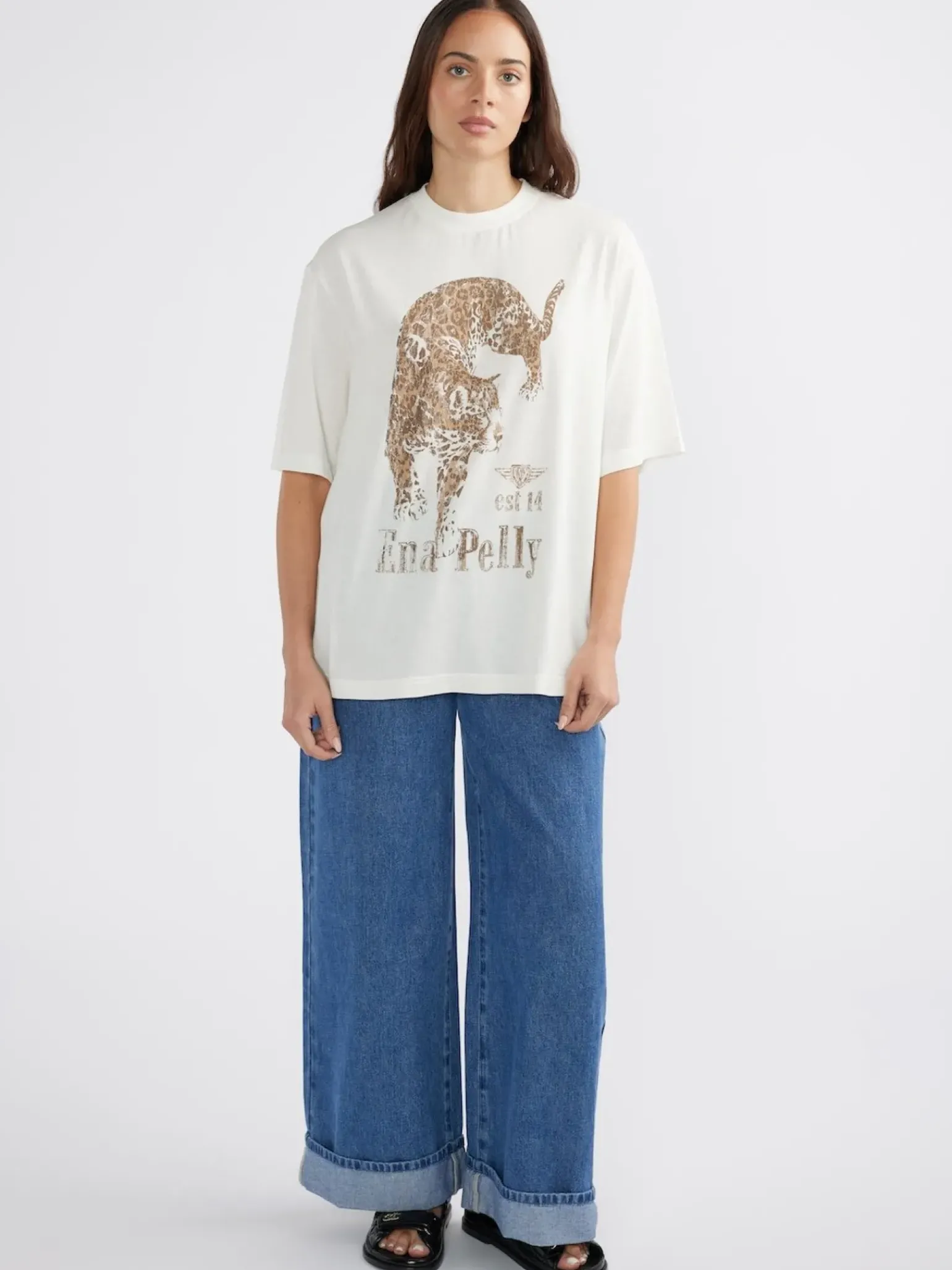 Ena Pelly Jaguar Tee - Vintage White