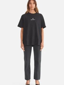 Ena Pelly Lexi Monogram Tee- Black