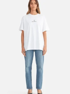 Ena Pelly Lexi Monogram Tee White