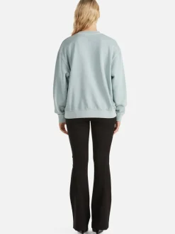 Ena Pelly Lilly Oversized Sweater City - Seafoam Wash