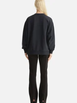 Ena Pelly Lilly Oversized Sweater Tigers Eye - Vintage Black