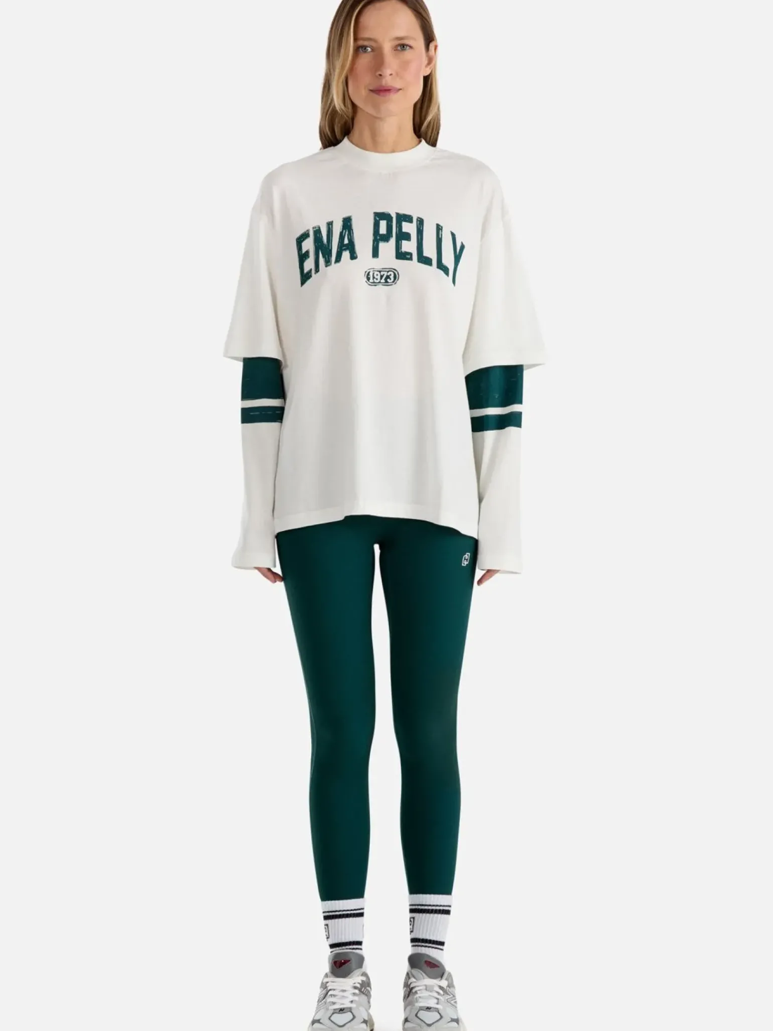 Ena Pelly 73 Long Sleeve Tee - Vintage White