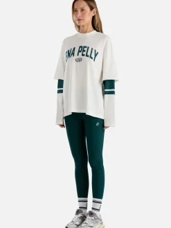 Ena Pelly 73 Long Sleeve Tee - Vintage White