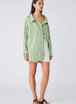 Esmaee Infinity Shirt - Fern Stripe