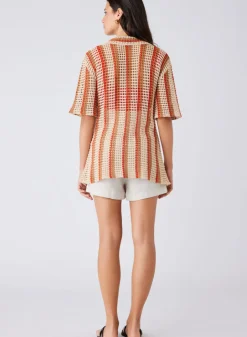 Esmaee Saint Tropez Shirt - Natural Stripe