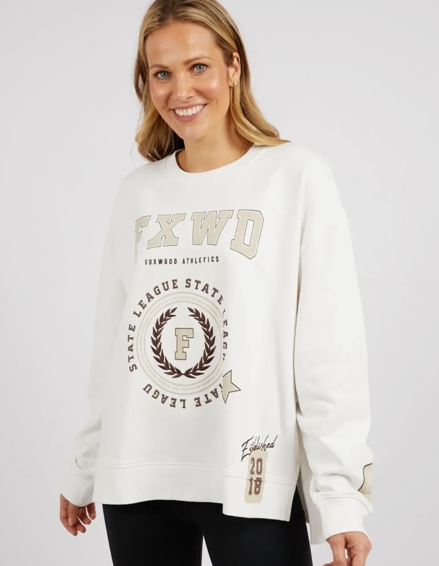 Foxwood Get There Crew - Vintage White